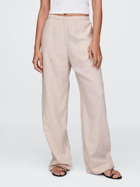 GAP Damen Leinenhose Wide GAP