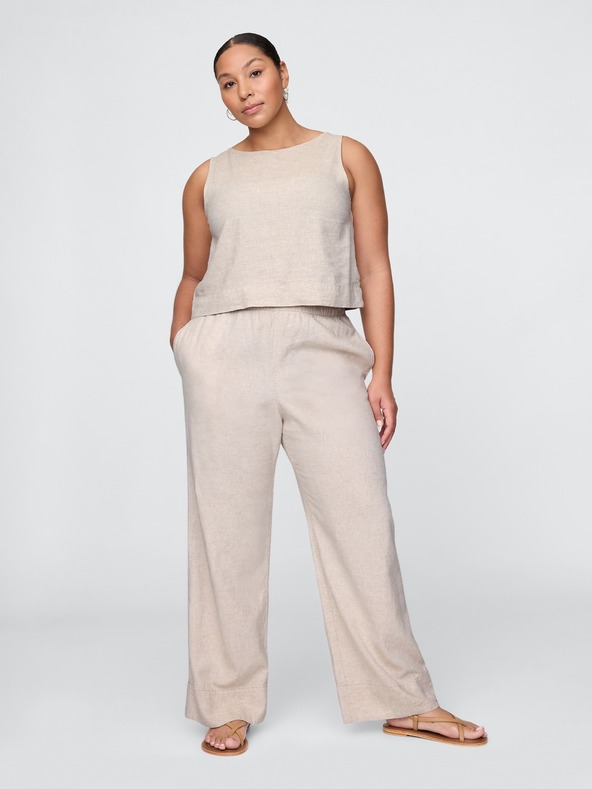 GAP Damen Leinenhose Wide GAP