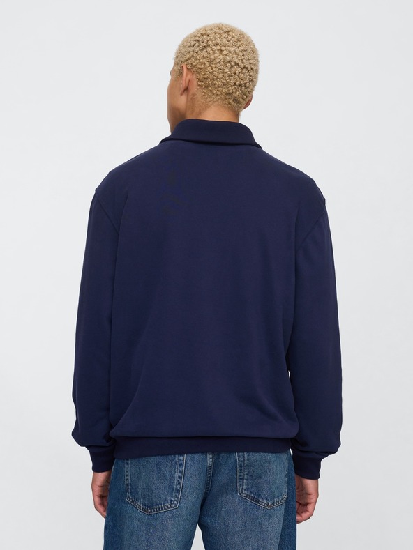 GAP Herren Polo-Sweatshirt mit Logo GAP