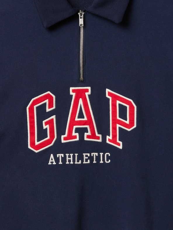 GAP Herren Polo-Sweatshirt mit Logo GAP