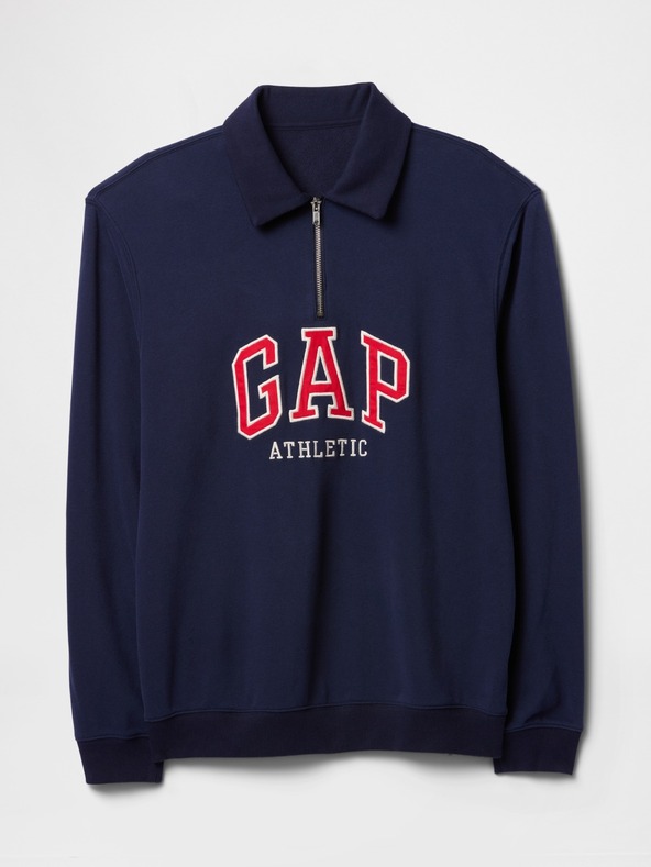 GAP Herren Polo-Sweatshirt mit Logo GAP