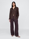 GAP Damen Leinen-Oversize-Hemd Big Shirt GAP