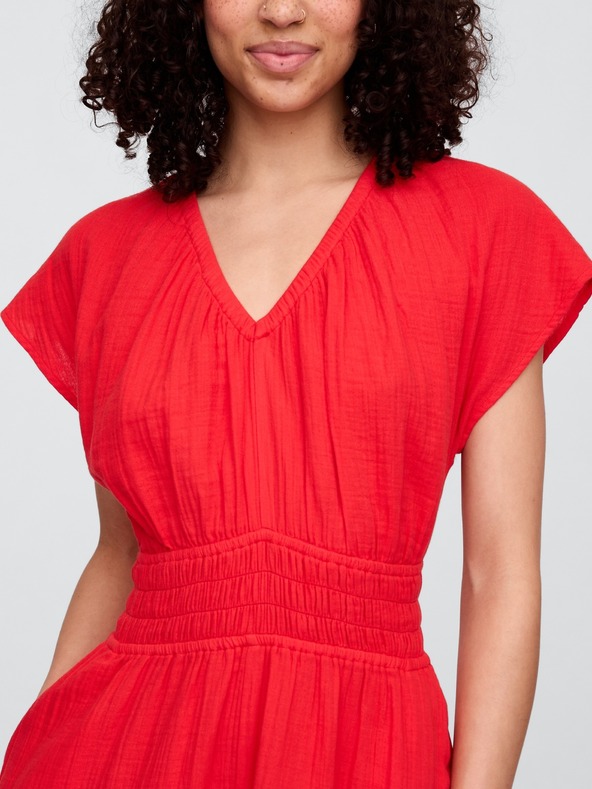 GAP Damen-Maxi-Kleid mit Taschen Americana GAP