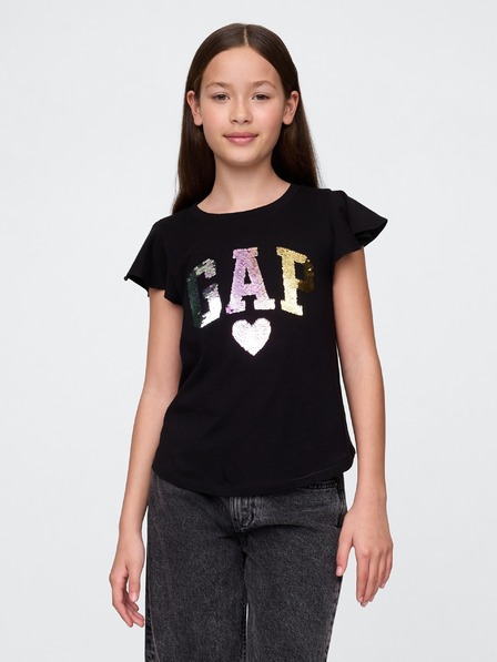 GAP Kinder T-Shirt mit Pailletten GAP
