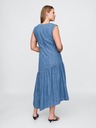GAP Asymmetrisches Damen-Midikleid aus Denim GAP
