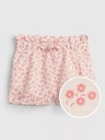 GAP Baby Leinen-Utility-Shorts mit Blumenmuster GAP