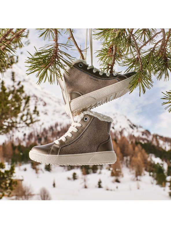 Geox Beige Mädchen-Stiefeletten Geox Theleven Girl B AB