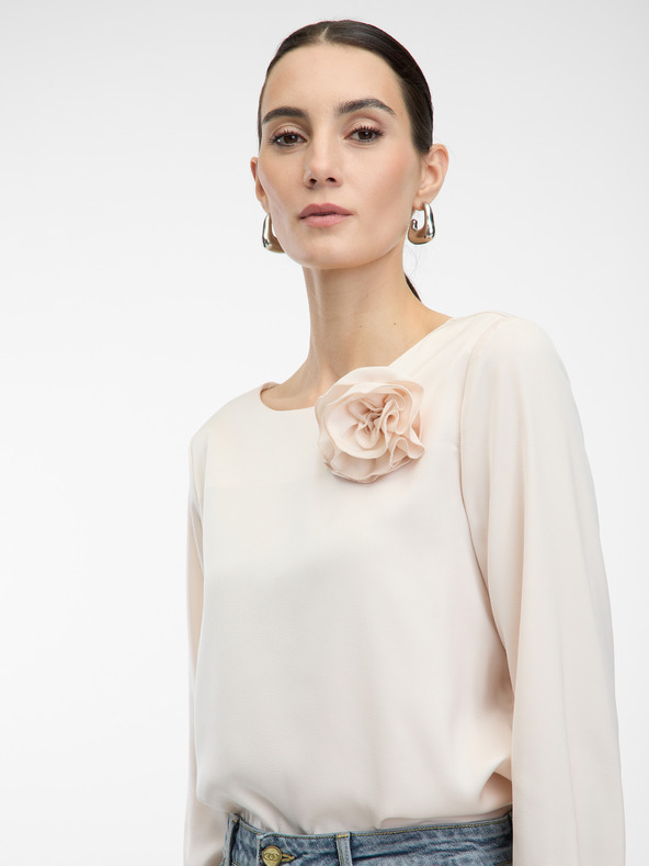 Orsay Hellrosa Damenbluse mit Applikation ORSAY