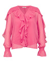 Orsay Rosa Damenbluse mit Volants ORSAY