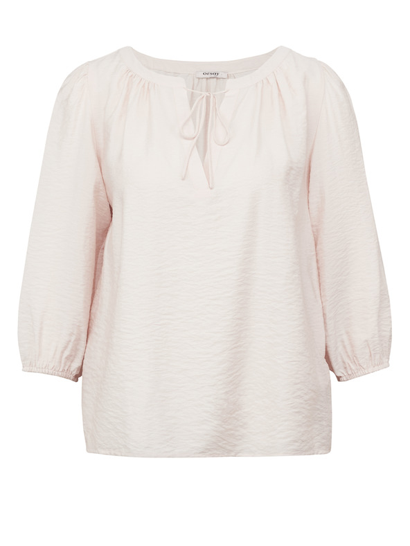 Orsay Hellrosa Damenbluse mit 3/4-Ärmeln ORSAY