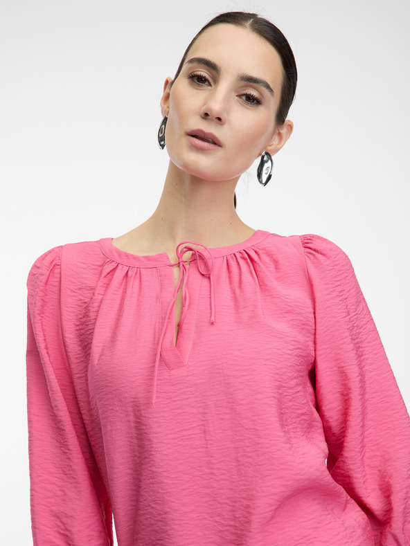 Orsay Rosa Damenbluse mit 3/4-Ärmeln ORSAY