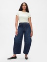 GAP Damen Mid Rise Easy Horseshoe Jeans GAP