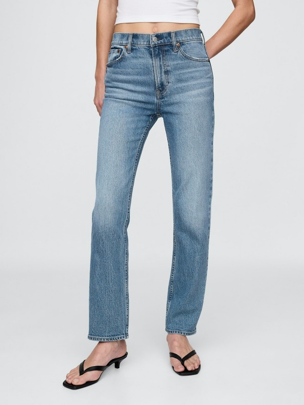 GAP Damen High Rise 90er Slim Straight Jeans GAP