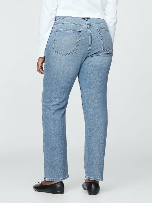GAP Damen High Rise 90er Slim Straight Jeans GAP