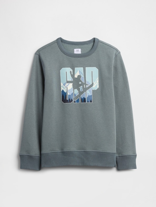 GAP Jungen-Sweatshirt mit Logo und Fleece GAP