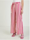 Orsay Rosa gestreifte Damen Leinenhose ORSAY