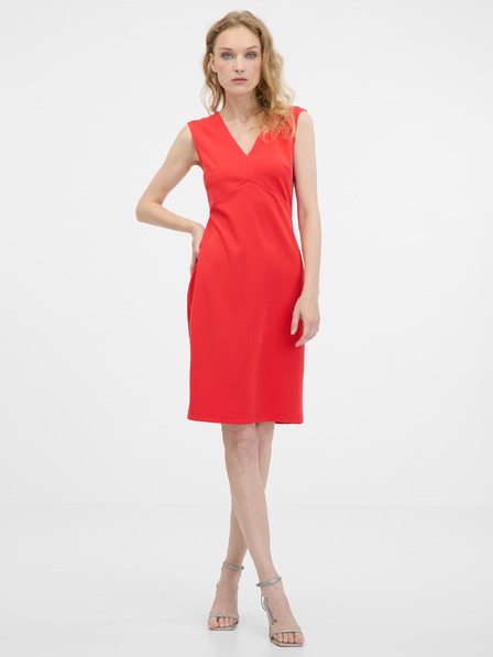 Orsay Rotes knielanges Damenkleid ORSAY