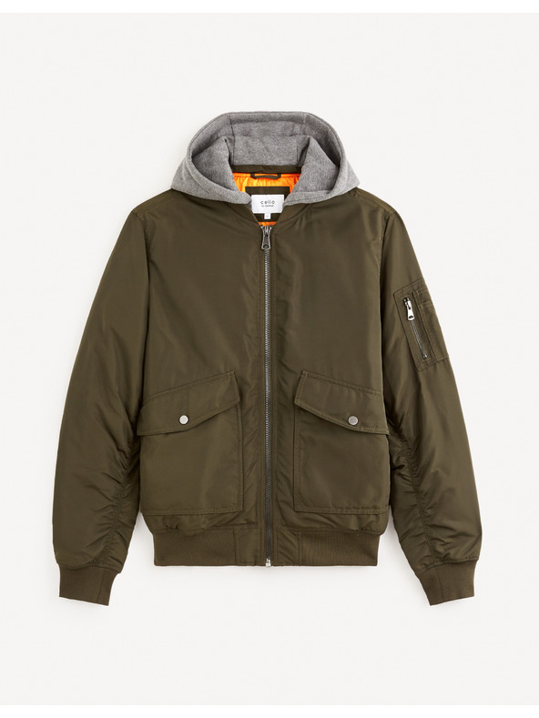 Celio Bomberjacke mit Kapuze Fujameshoo