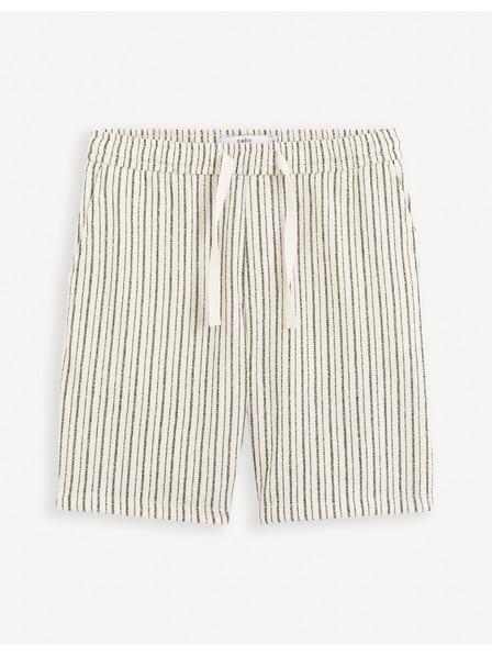 Celio Leinenshorts Gostripebm