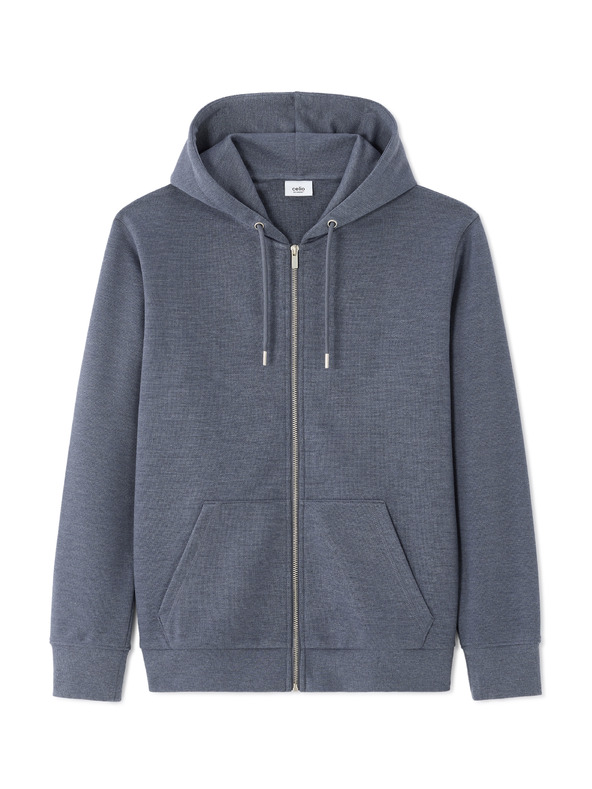 Celio Hoodie Lepiquet mit Reißverschluss
