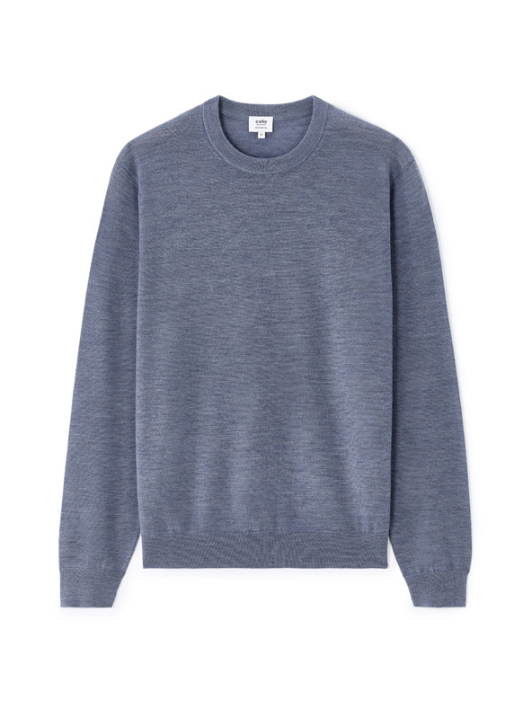 Celio Semerirond Merino-Wollpullover