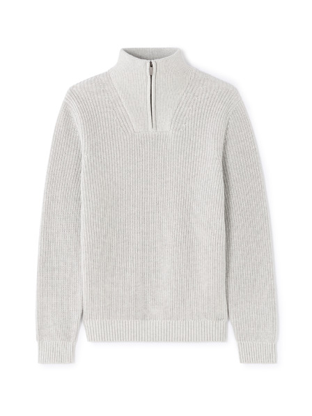 Celio Metrucker Pullover mit Stehkragen