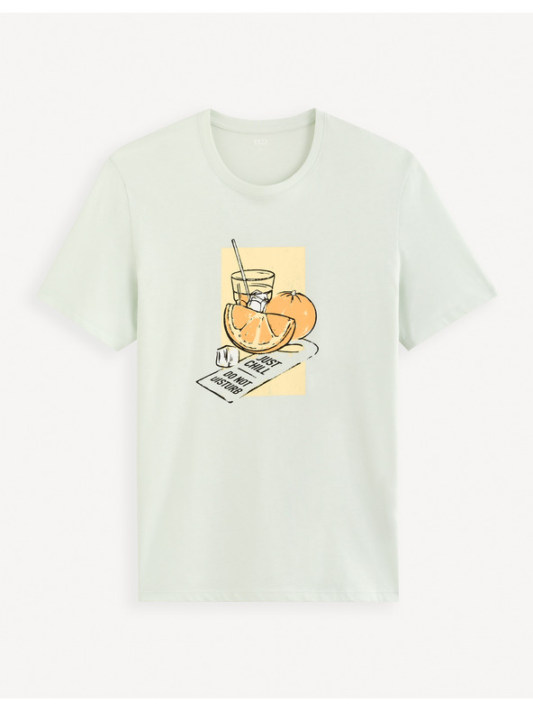 Celio T-Shirt mit Aufdruck Fegrume