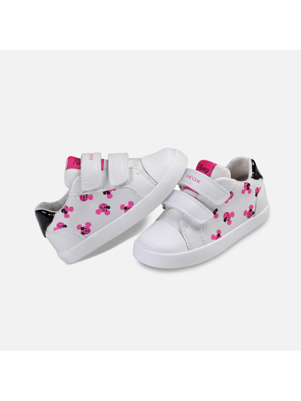 Geox Weiße Geox Kilwi Turnschuhe für Mädchen