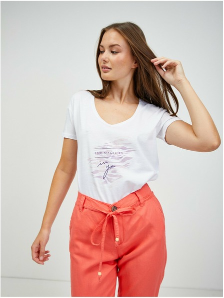 Orsay Weißes T-shirt ORSAY