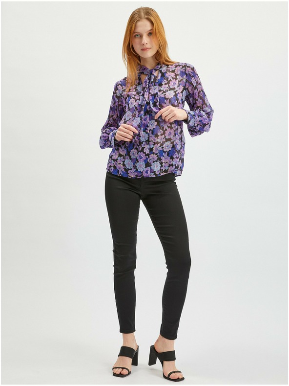 Orsay Lila Damenbluse ORSAY