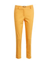 Orsay Orangefarbene Damen-Cropped-Hose mit Gürtel ORSAY
