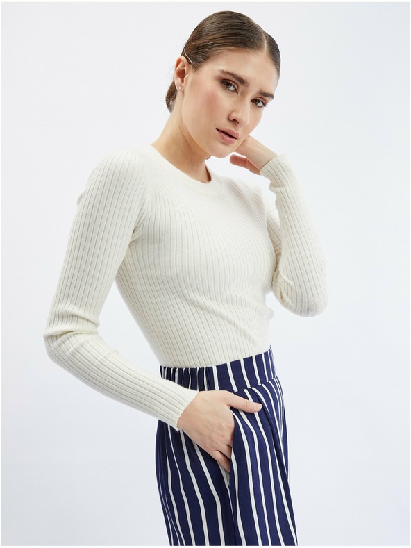 Orsay Dunkelblaue gestreifte Damen-Culottes ORSAY