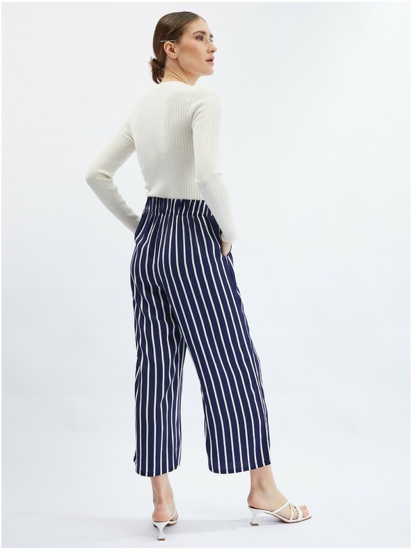 Orsay Dunkelblaue gestreifte Damen-Culottes ORSAY