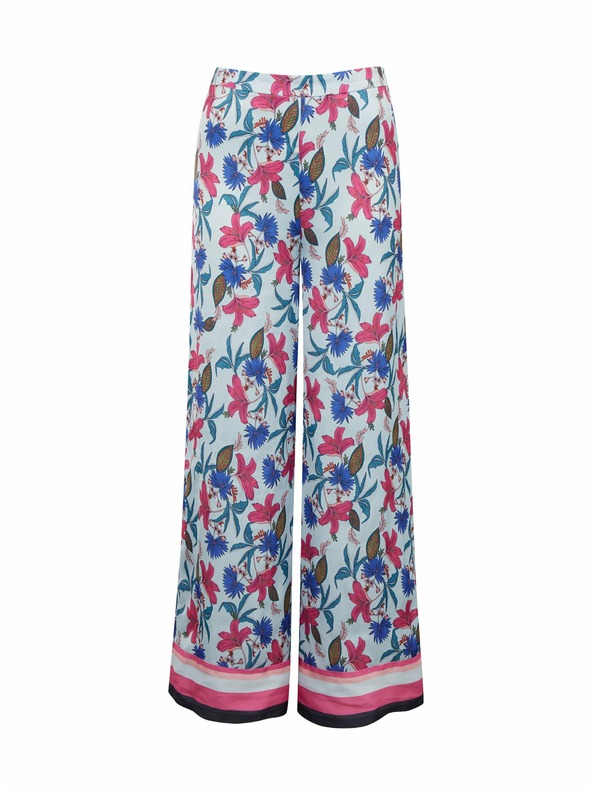 Orsay Helle blaue geblümte Damenhose ORSAY