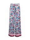 Orsay Helle blaue geblümte Damenhose ORSAY