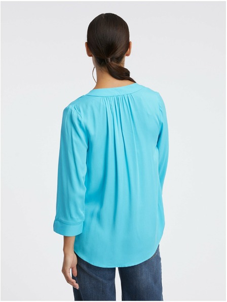 Orsay Türkisfarbene Damenbluse ORSAY