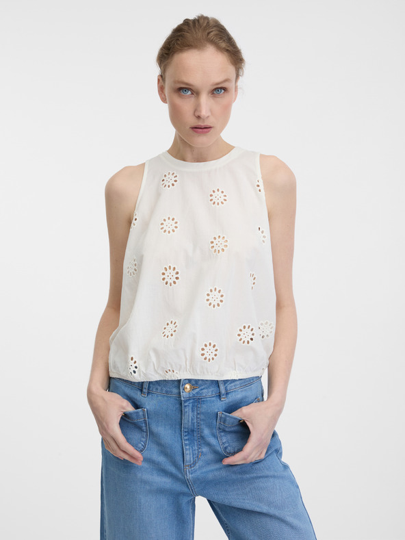 Orsay Weiße Damenbluse ORSAY