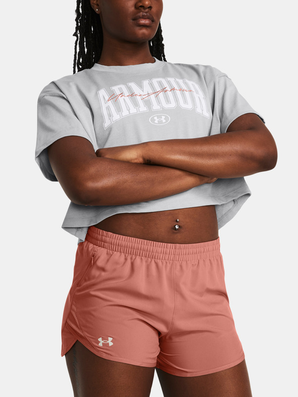 Under Armour Damen T-Shirt Under Armour UA HW SCRIPTED WM CROP SS