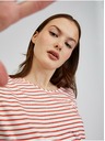 Orsay Rot-weiß gestreiftes Damen T-Shirt ORSAY