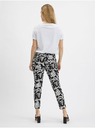 Orsay Schwarz-weiß gemusterte Damenhose ORSAY