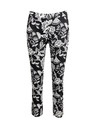 Orsay Schwarz-weiß gemusterte Damenhose ORSAY