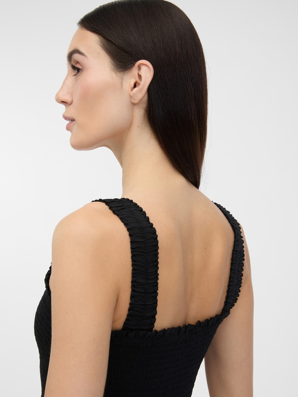 Orsay Schwarzes Damen Maxikleid ORSAY