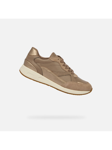 Geox Beige Damen Turnschuhe Geox Bulmya