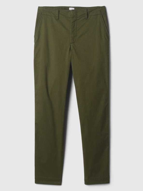 GAP Hose Mid Rise Downtown Khaki mit Taschen GAP