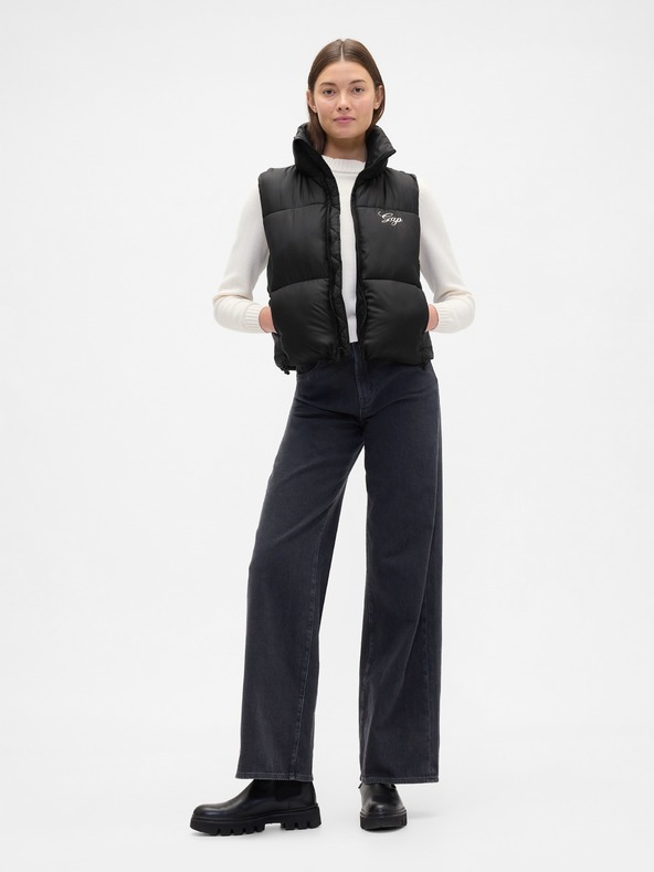 GAP Damen-Steppweste wasserabweisend Logo PrimaLoft® GAP