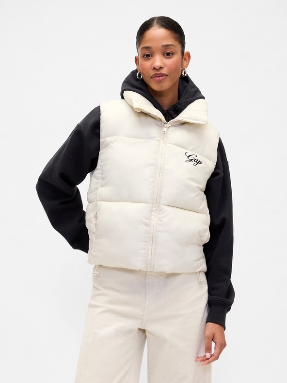 GAP Damen-Steppweste wasserabweisend Logo PrimaLoft® GAP
