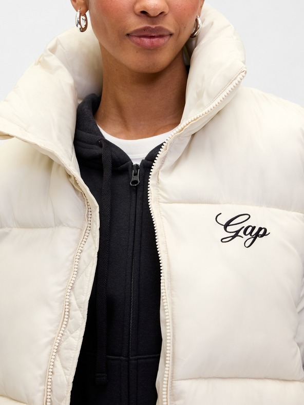 GAP Damen-Steppweste wasserabweisend Logo PrimaLoft® GAP