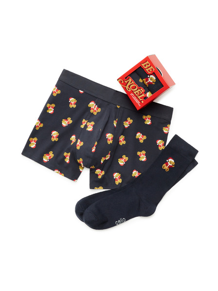 Celio Geschenkbox Unterwäsche Teddy