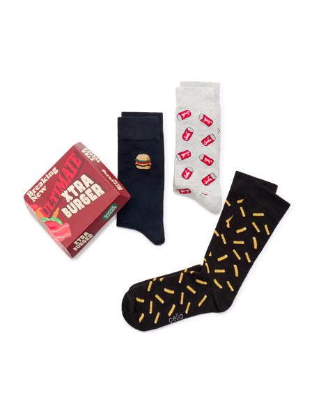 Celio Geschenkbox Socken Fast Food