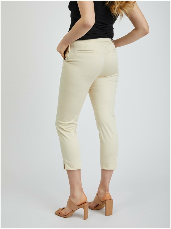 Orsay Beige Damen-Crop-Hose ORSAY